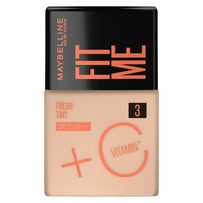 Base Líquida Maybelline Ny Fit Me Fresh Tint Com Vitamina C FPS50 Cor 03 - 30ml