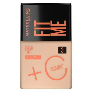 Base Líquida Maybelline Ny Fit Me Fresh Tint Com Vitamina C FPS50 Cor 03 - 30ml