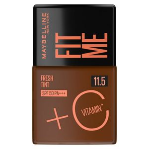 Base Líquida Maybelline Ny Fit Me Fresh Tint Com Vitamina C FPS50 Cor 11,5 - 30ml
