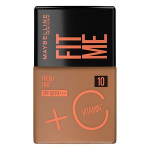 Base Líquida Maybelline Ny Fit Me Fresh Tint Com Vitamina C FPS50 Cor 10 - 30ml