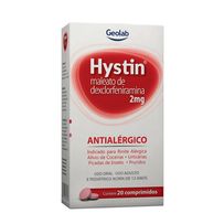 Hystin 2mg Geolab 20 Comprimidos