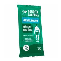 Gel Relaxante Bendita Cânfora Dose Única 1 Sachê de 15g