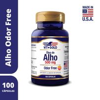 Óleo de Alho 500mg Odor Free Vitgold 100 Cápsulas