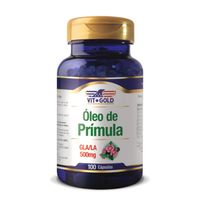 Óleo de Prímula GLA/LA 500mg Vitgold 100 Cápsulas