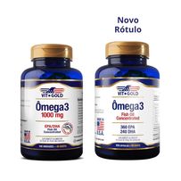 Ômega 3 Fish Oil 1000mg Vitgold 100 Cápsulas