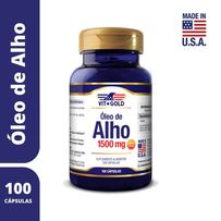 Óleo de Alho 1500mg Vitgold 100 Cápsulas
