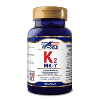 Vitamina K-2 MK-7 100mcg Vitgold 60 Cápsulas