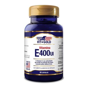 Vitamina E 400UI Vitgold 60 Cápsulas
