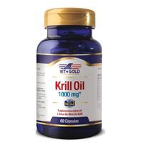 Óleo de Krill 1000mg Vitgold 60 cápsulas