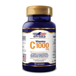 Vitamina C 1000mg Vitgold 100 Comprimidos
