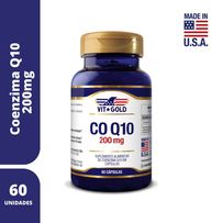 Coenzima Q10 200mg Vitgold 60 Cápsulas