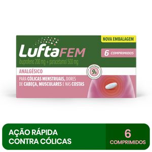 LuftaFem Analgésico 6 Comprimidos