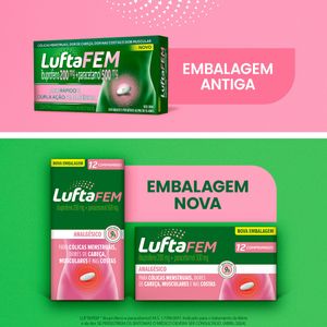 Luftafem Analgésico 12 Comprimidos