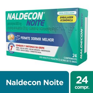 Naldecon Noite 24 Comprimidos