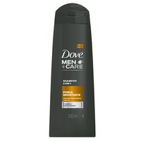 Shampoo 2 em 1 Dove Men+Care Força Resistente 200ml