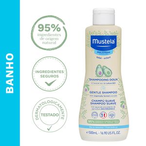 Shampoo Gentle Mustela Bebê 500ml