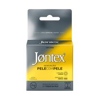 Preservativo Jontex Sensação Pele com Pele 2 Unidades
