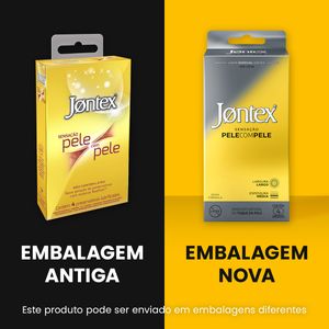 Preservativo Jontex Sensação Pele com Pele 4 Unidades