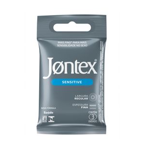 Preservativo Jontex Sensitive 3 Unidades