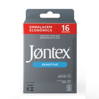 Preservativo Jontex Sensitive Fino 16 Unidades