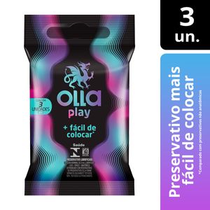Preservativo Olla Play 3 unidades