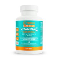 C-Triple + Arginina Vitamina C 500mg + Vitamina D 200UI + Zinco 5mg Divina 30 Comprimidos