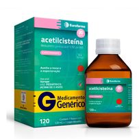 Acetilcisteína 20mg/ml Eurofarma Xarope 120ml + 1 Copo Dosador