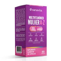 Multivitamínico Mulher A-Z Sanavita 60 Cápsulas