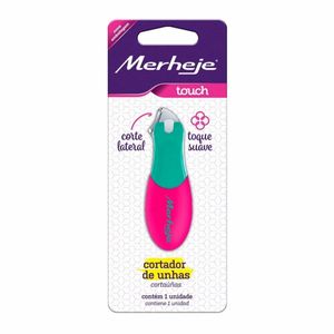 Cortador de Unhas Merheje Touch Cores Sortidas 1 Unidade