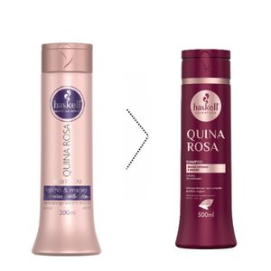 Shampoo Haskell Quina Rosa 300ml