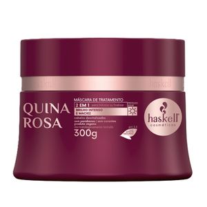 Máscara De Tratamento Haskell Quina Rosa 2 Em 1 - 300g