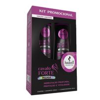 Kit Haskell Cavalo Forte Hidra Shampoo 500ml + Condicionador 300ml