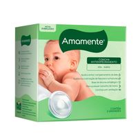 Conchas Antiempedramento Amamente Pós Parto Para Mamilo Base Flexível De Silicone 2 unidades