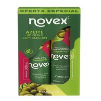 Kit Novex Azeite de Oliva Shampoo 300ml + Tratamento Condicionador 300ml