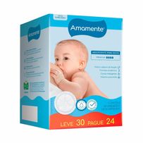 Absorvente Para Seios Amamente 30 Unidades