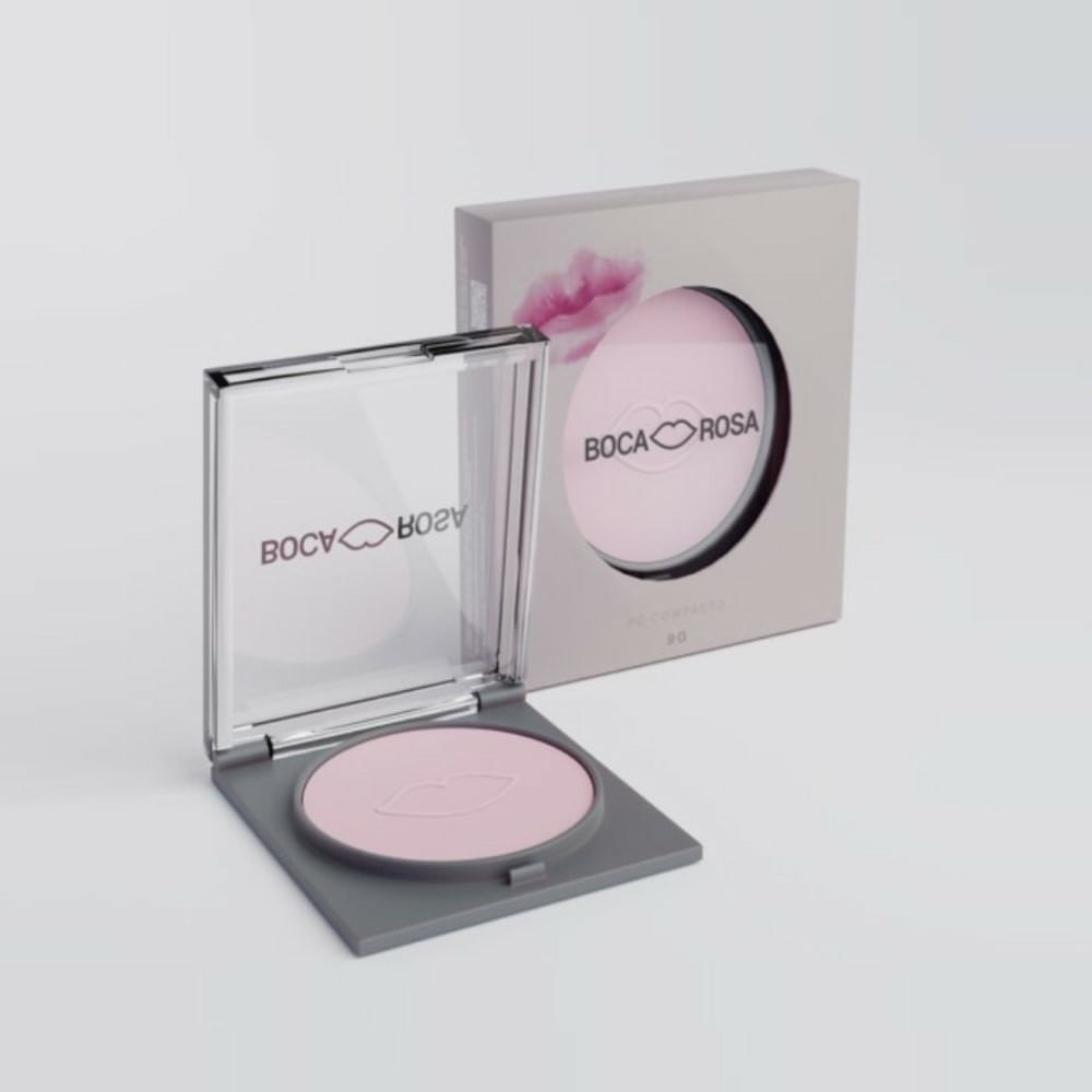 Pó Compacto Translucido Boca Rosa Jujuba 9g