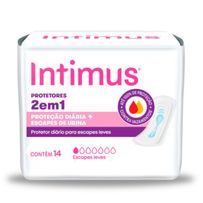 Protetor Diário Intimus 2 em 1 14 Unidades