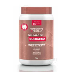 Creme de Pentear Beleza Natural 2 em 1 Explosão de Queratina 1kg