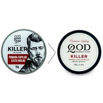 Pomada Capilar Qod Barber Shop Killer Efeito Brilho 70g