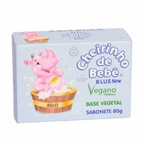 Sabonete Em Barra Infantil Cheirinho De Bebê Blue 80g