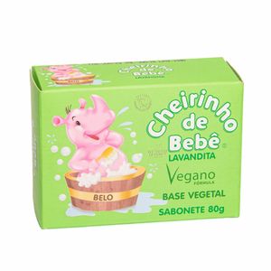 Sabonete Cherinho De Bebê Lavandita 80g