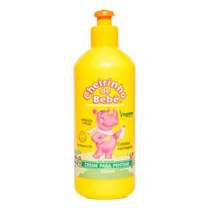 Creme Para Pentear Cheirinho De Bebê Para Cabelos Cacheados 300ml