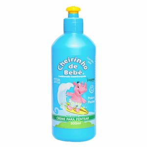 Creme De Pentear Cheirinho De Bebê Praia E Piscina 300ml