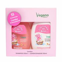 Shampoo + Condicionador Infantil Cheirinho De Bebê 210ml Cada