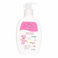 Loção Cremosa Hidratante Cheirinho de Bebê Rosa 200g