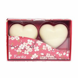 Sabonete Em Barra Kanitz Tea Rose Coração 2 Unidades de 70g Cada