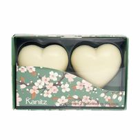 Sabonete em Barra Kanitz Floriss Green Roses Coração 2 Unidades de 70g Cada