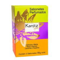Sabonete Mix Perfumado Kanitz Spa 90g 3 unidades