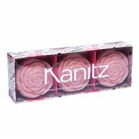 Estojo De Sabonetes Kanitz Flores do Querer Rosa 70g 3 Unidades