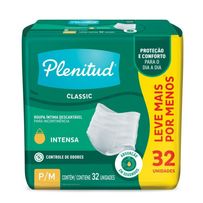 Roupa Íntima Plenitud Classic Intensa P/M 32 Unidades